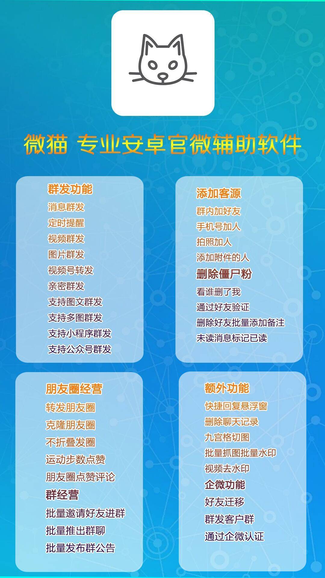 安卓官微辅助软件微猫年卡