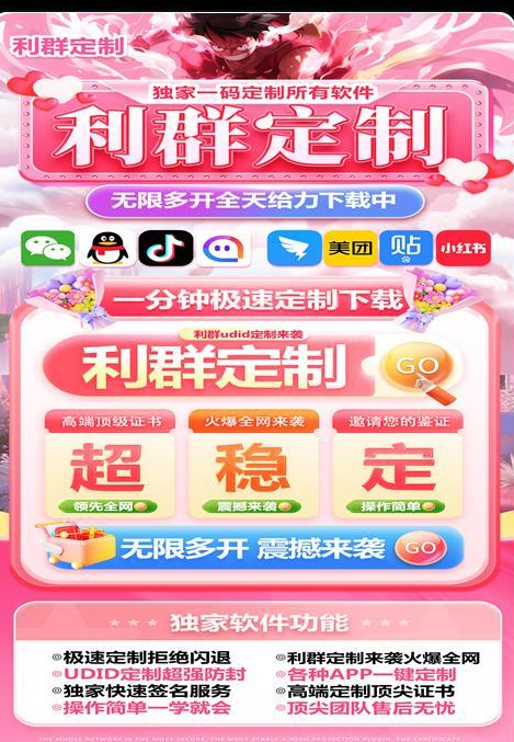 苹果高端利群定制APP定制码购买（售后180天）